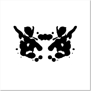 Rorschach - Inkblot test #7 Posters and Art